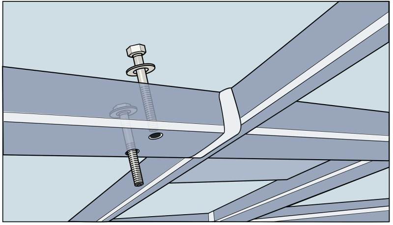 Drill and install the mounting hardware