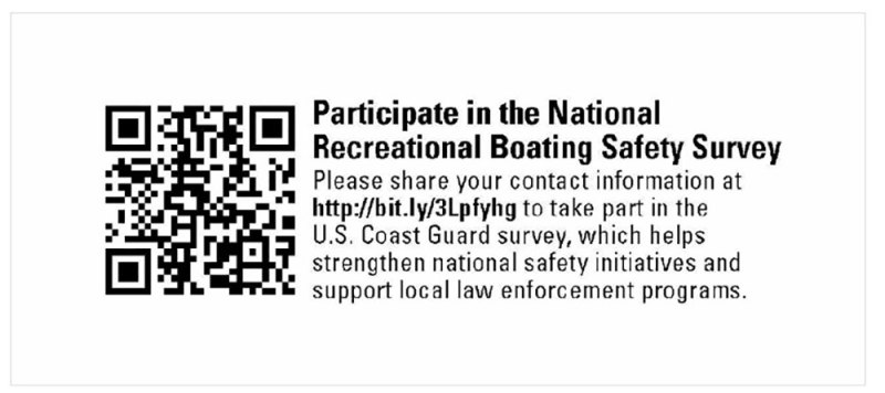 Recreational boating safety survey