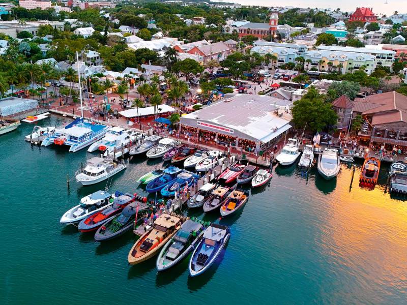 Docks at Key West Powerboat Week