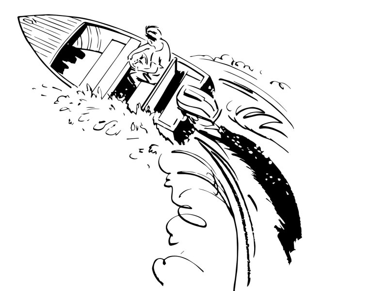 Illustration of a boat