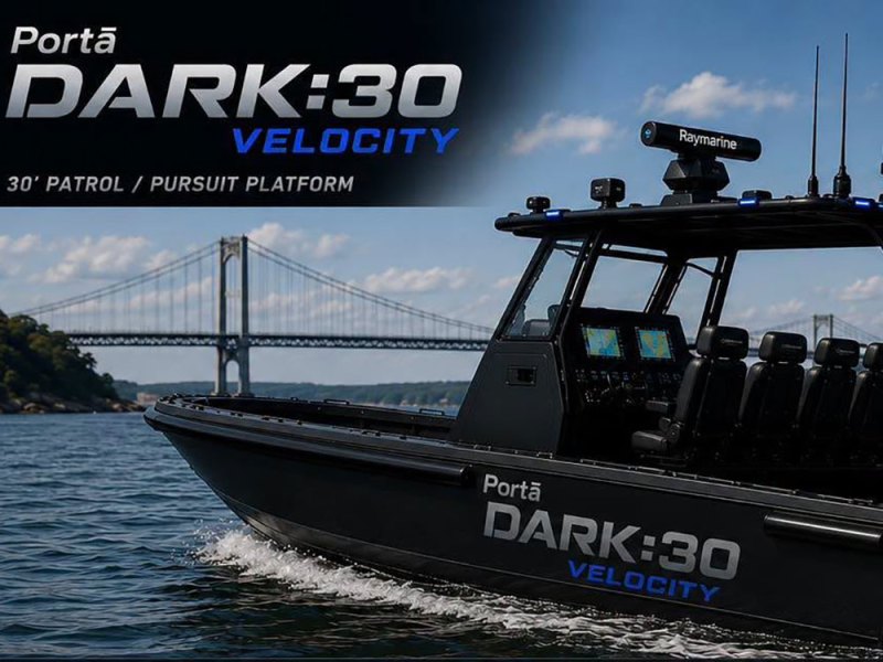 Portā DARK:30 Velocity boat