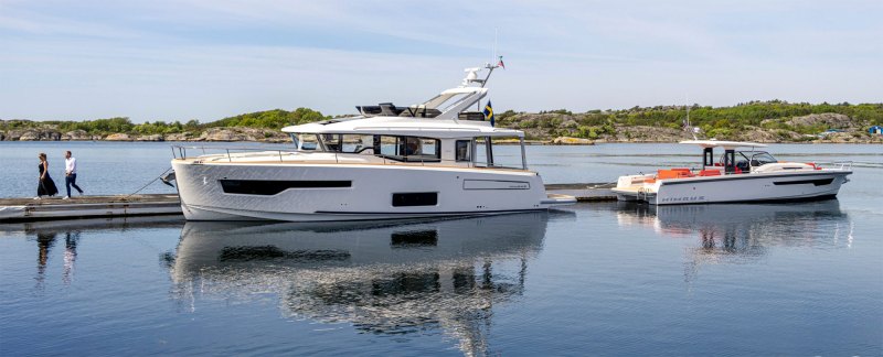 Nimbus boats at dock
