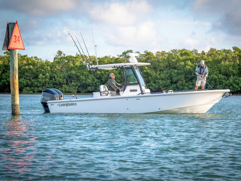 Everglades fishing boat