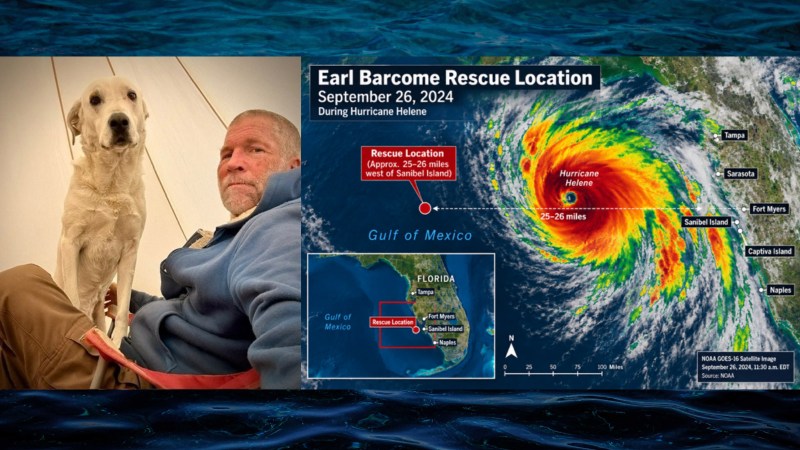 Earl Barcome and Gunn rescue
